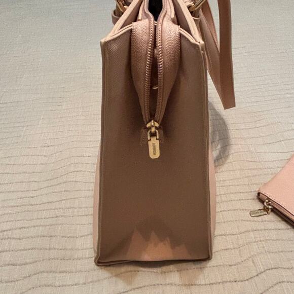 Lovevook 16.5” Peach Waterproof Office Shoulder Bag for Women - Picture 3 of 13